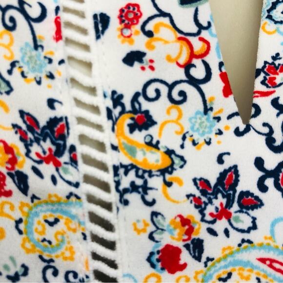 Collective Concepts Floral Print Popover Top - Picture 8 of 16